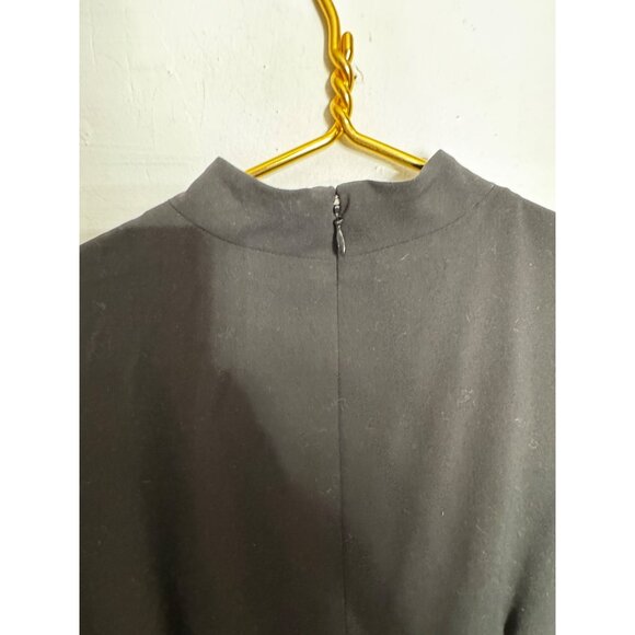 Vintage Black Cache Cold Shoulder Sheath Dress Sexy Y2K Size‎ 10 Classic LBD Hot - Picture 11 of 14